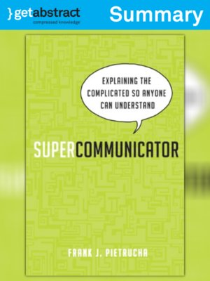 cover image of Supercommunicator (Summary)
